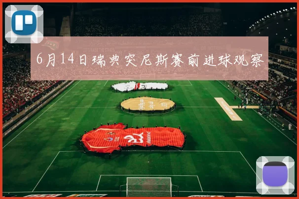 6月14日瑞典突尼斯赛前进球观察