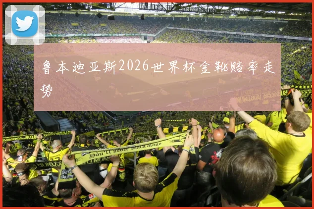 鲁本迪亚斯2026世界杯金靴赔率走势