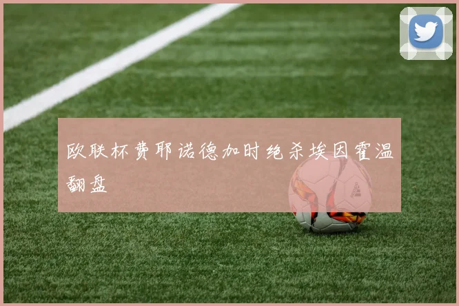 欧联杯费耶诺德加时绝杀埃因霍温翻盘